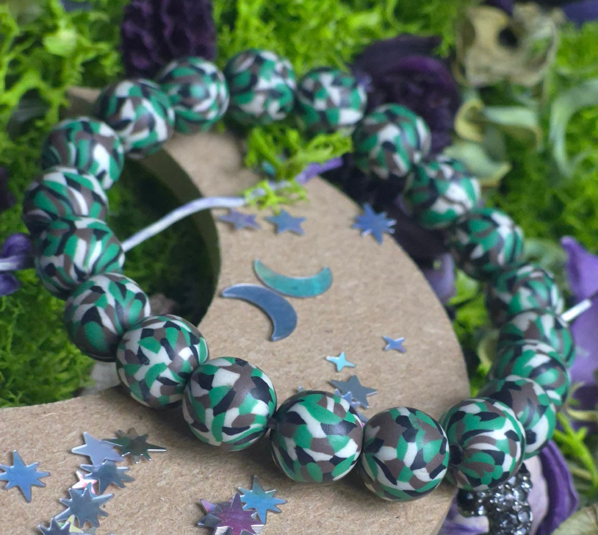Bracelets – “Dune de Sable” - (vert, violet, orange)