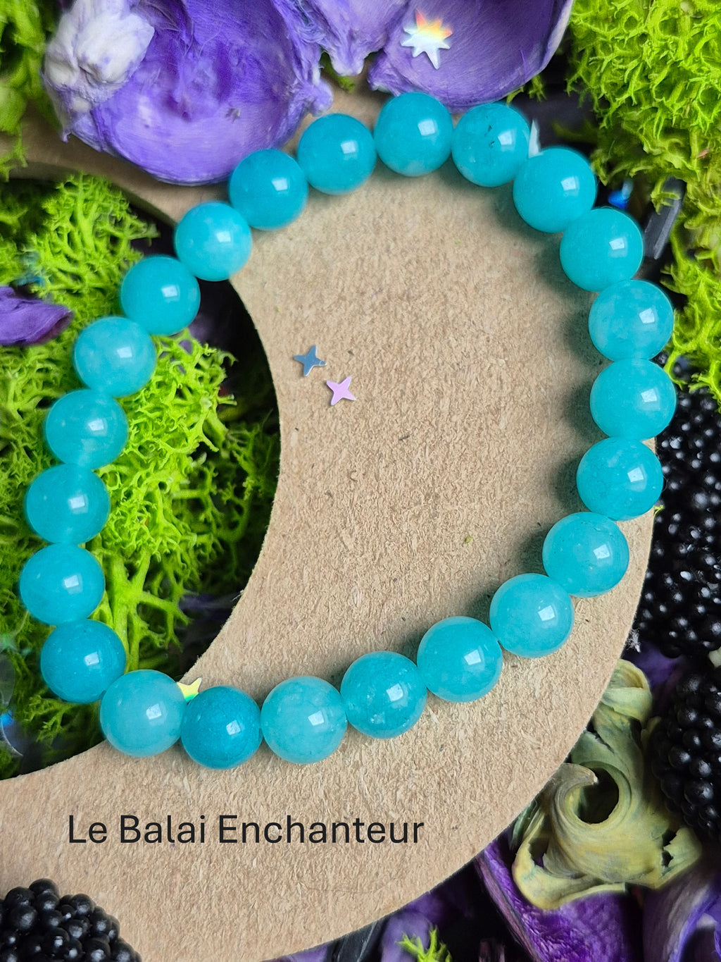 Bracelet Eau (voyage au cœur du lagon) -  taille  08 mm