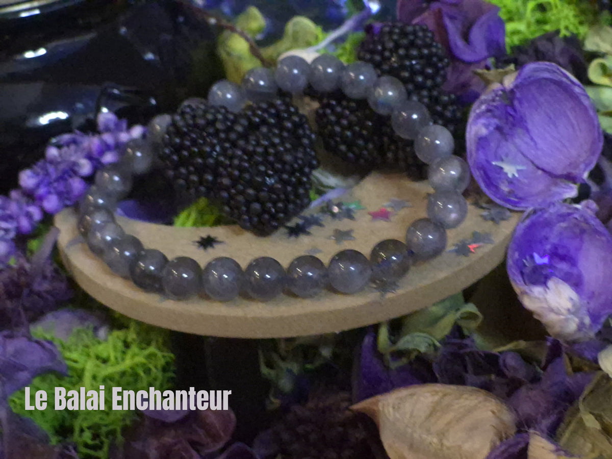 Bracelet élastique – Labradorite - taille 08 mm