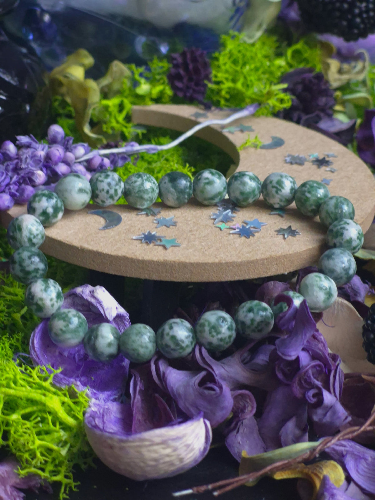 Duo Bracelet Magique - taille 08 mm - vert, blanc et rose
