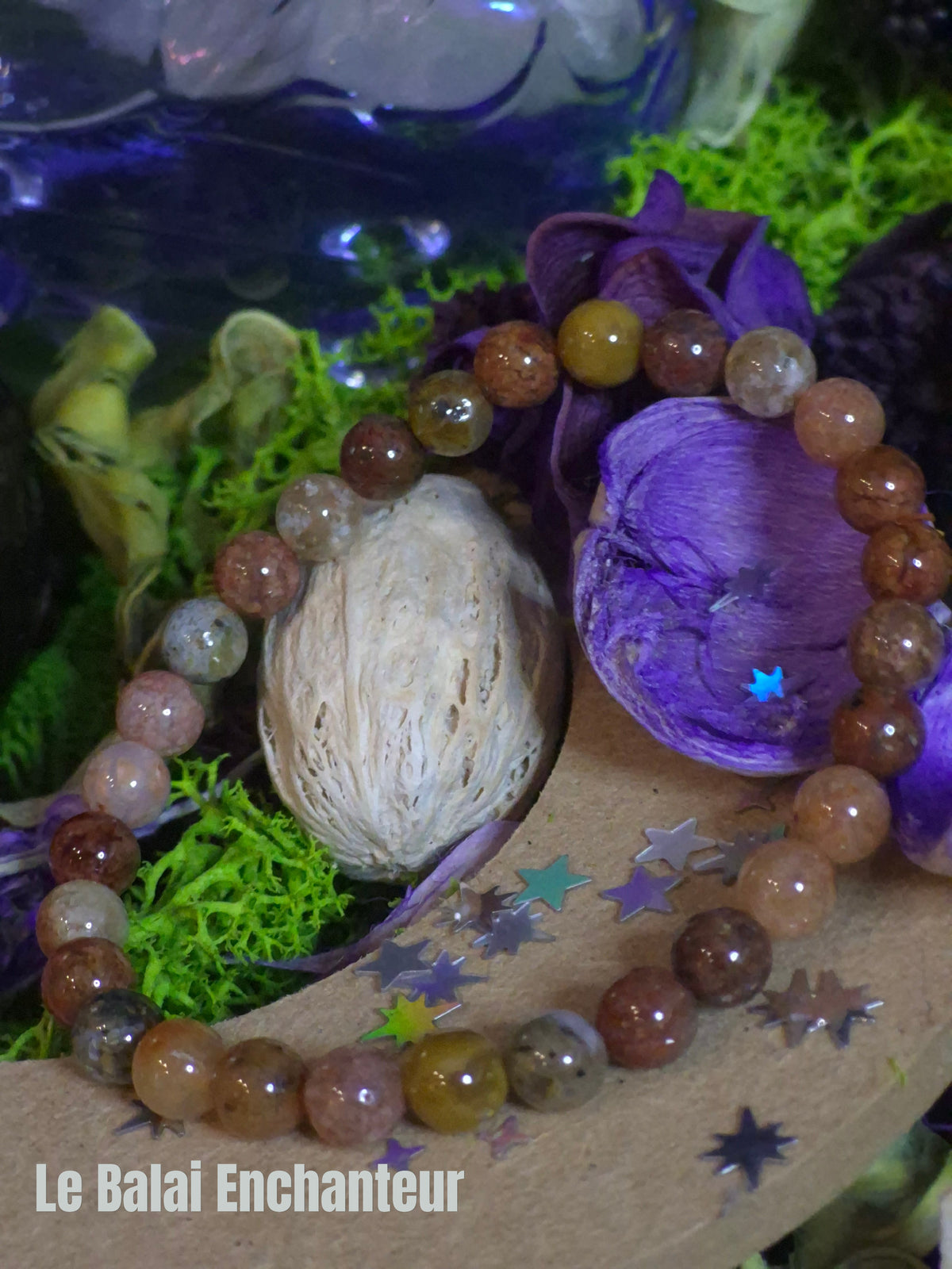 Bracelet Quartz Lodolite - taille 06 mm - Édition Limitée