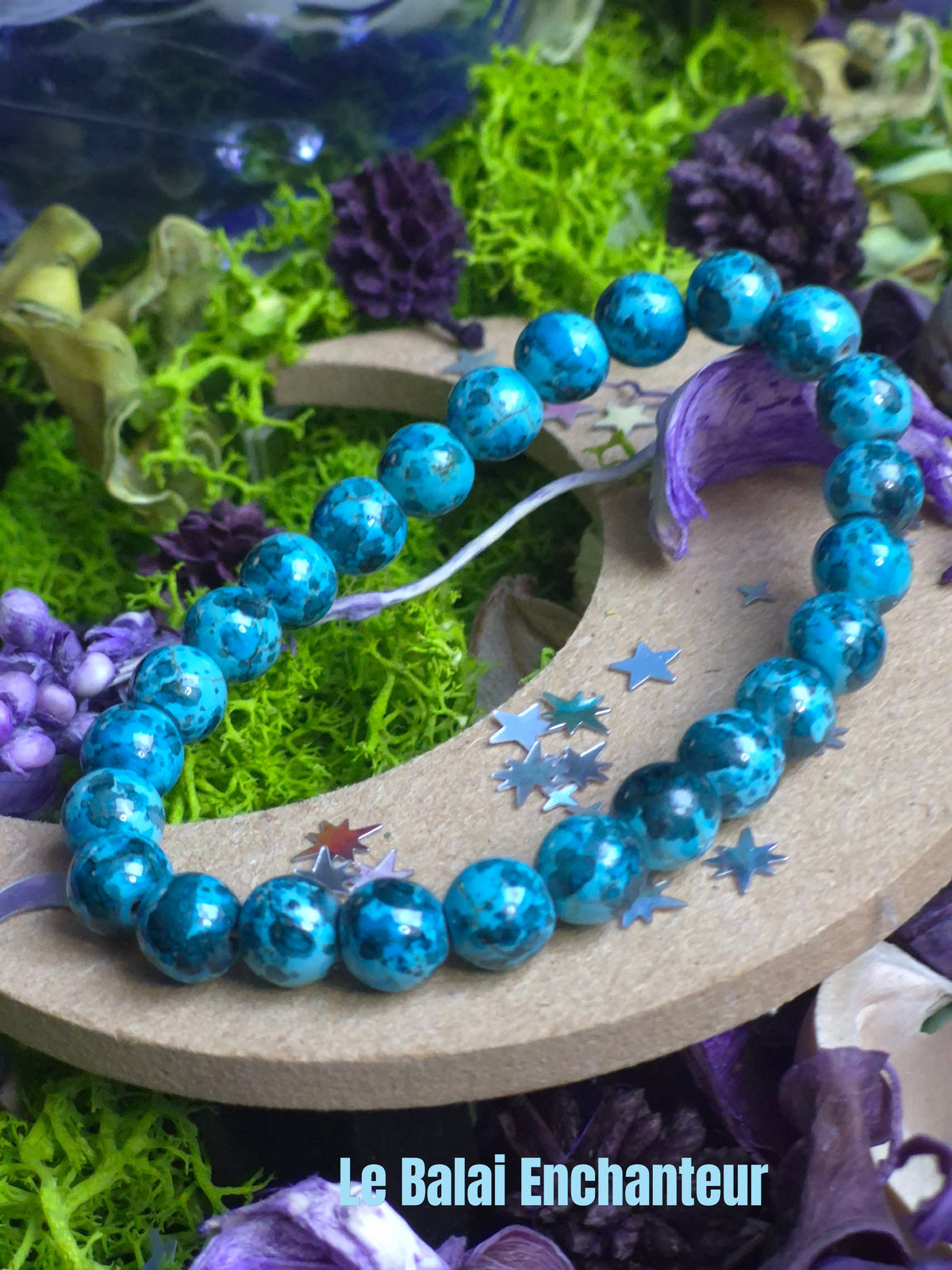 Bracelet élastique - Granite - taille 08 mm