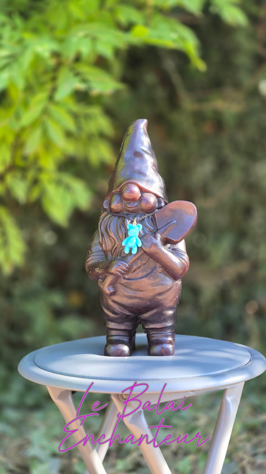Lutin protecteur et son amulette - moulé en France