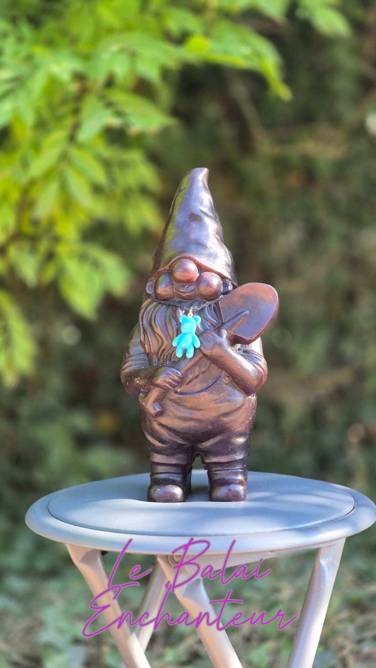 Lutin protecteur et son amulette - moulé en France